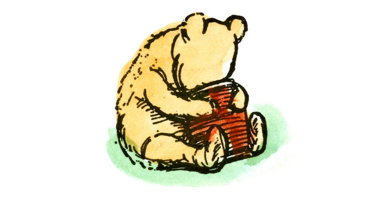 Winnie the Pooh illustration by E.H. Shepard.